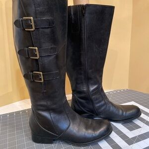 Naturalizer Black Knee Boots